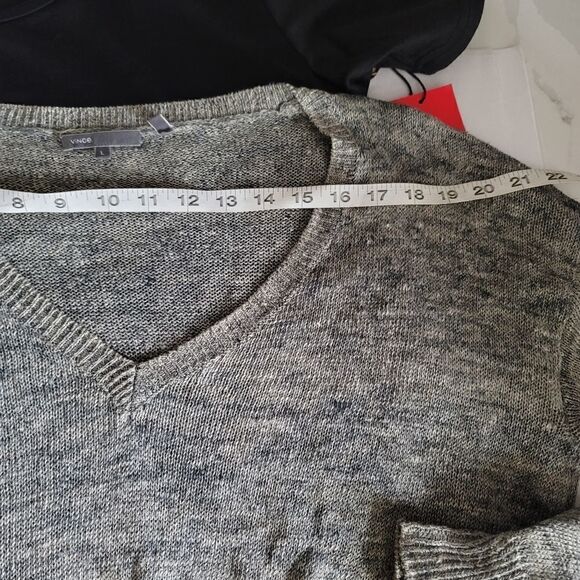 Vince gray linen tunic - Picture 8 of 10